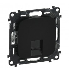 Valena ALLURE DIY Антрацит Розетка комп(RJ45) 1-ая 5 кат UTP  753950  Legrand