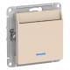 AtlasDesign Бежевый Выключатель карточный, механизм  ATN000267  SE