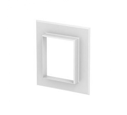 Настенная стыковая рамка кабельного канала Rapid 80 90x110 мм (алюминий,белый) (G-AWAG90110RW)  6279020  OBO Bettermann