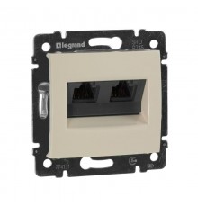 Valena Сл. кость Розетка комп(RJ45) 2-ая 5 кат.крепление винт с лапками  774131  Legrand