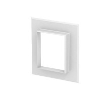 Настенная стыковая рамка кабельного канала Rapid 80 90x110 мм (алюминий,белый) (G-AWAG90110RW)  6279020  OBO Bettermann