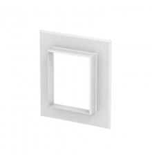 Настенная стыковая рамка кабельного канала Rapid 80 90x110 мм (алюминий,белый) (G-AWAG90110RW)  6279020  OBO Bettermann