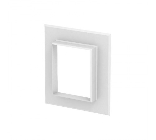 Настенная стыковая рамка кабельного канала Rapid 80 90x110 мм (алюминий,белый) (G-AWAG90110RW)  6279020  OBO Bettermann