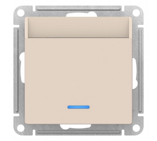 AtlasDesign Бежевый Выключатель карточный, механизм  ATN000267  SE