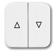 Клавиша для механизма выключателя жалюзи 2000/4 U и 2020/4 U, серия Reflex SI, цвет альпийский белый  1713-0-0200   2CKA001713A0200  ABB