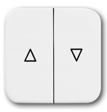 Клавиша для механизма выключателя жалюзи 2000/4 U и 2020/4 U, серия Reflex SI, цвет альпийский белый  1713-0-0200   2CKA001713A0200  ABB