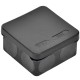Коробка расп. КМ42435 о/п 80х80х40мм IP67 8 вв. черная  UKO21-080-080-040-K02-66  IEK
