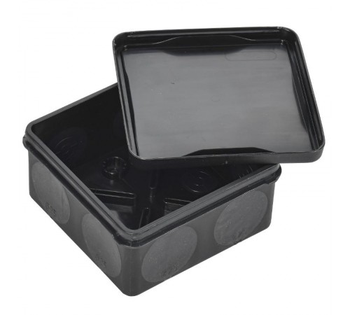 Коробка расп. КМ42435 о/п 80х80х40мм IP67 8 вв. черная  UKO21-080-080-040-K02-66  IEK