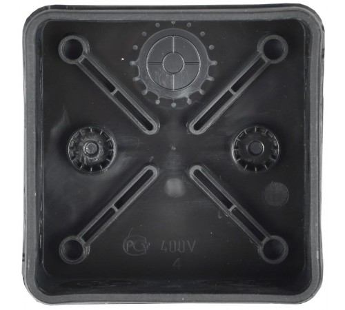 Коробка расп. КМ42435 о/п 80х80х40мм IP67 8 вв. черная  UKO21-080-080-040-K02-66  IEK