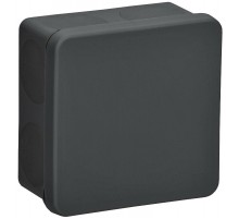 Коробка расп. КМ42435 о/п 80х80х40мм IP67 8 вв. черная  UKO21-080-080-040-K02-66  IEK