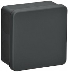 Коробка расп. КМ42455 о/п 100х100х50мм IP67 8 вв. черная  UKO21-100-100-050-K02-66  IEK