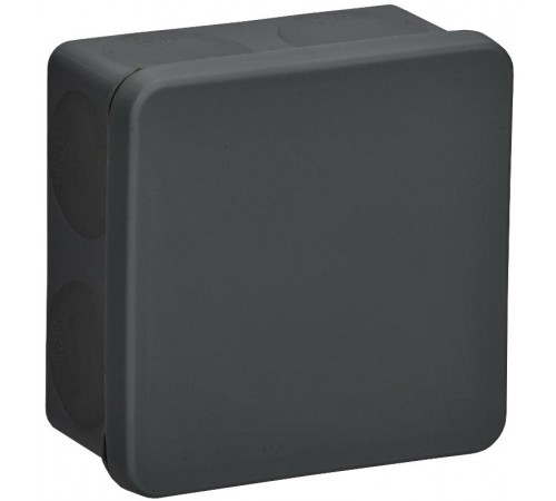 Коробка расп. КМ42435 о/п 80х80х40мм IP67 8 вв. черная  UKO21-080-080-040-K02-66  IEK