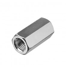 Гайка DIN6334 соединительная оцинк. М10 (2 шт) - пакет ( 0,083 кг)  112279  Tech-KREP