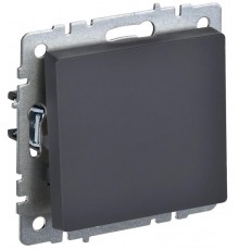 BRITE Выключатель 1-клавишный 10А ВС10-1-0-БрГ графит  BR-V10-0-10-K53  IEK