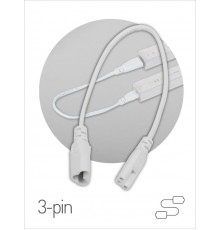 Кабель соединительный для линейного светильника  Cable FT-C5-С6-0,5 3pin мама-папа , удлинитель  Б0066943  ЭРА