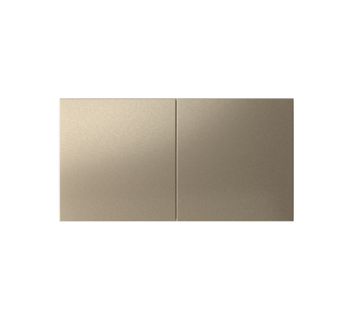 AtlasDesign Шампань Розетка 2-ая с заземлением, со шторками, с крышкой, 16А, (в сборе с рамкой)  ATN000528  SE