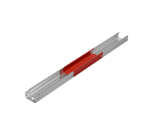 Лоток неперф. 50х100х0,8 L2500 мм "Быстрый монтаж ПЛЮС" HD  LNplus50-100-0.8-2500 HD  КМ-Профиль