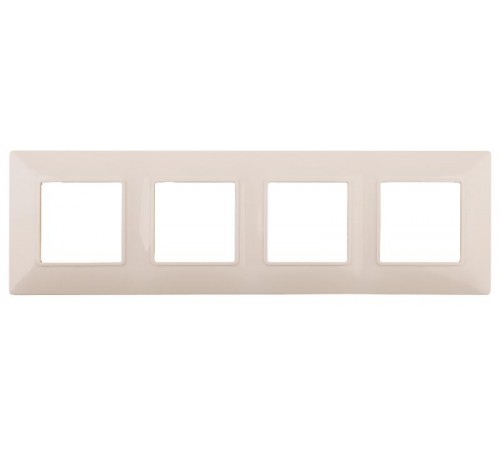 14-5004-02 Рамка на 4 поста, Эра Elegance, сл.кость  Б0034400  ЭРА