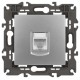 14-3107-03 Розетка RJ45, IP20, алюминий  Б0034304  ЭРА