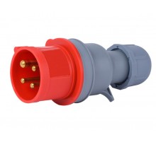 Вилка перен. 3Р+РЕ 16А 380В IP44 ВП-103  26102DEK  DEKraft