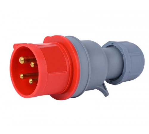 Вилка перен. 3Р+РЕ 16А 380В IP44 ВП-103  26102DEK  DEKraft
