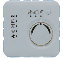 KNX-регулятор с шинным сопряжением с ручкой для установки температуры; серый  CD2178GR  Jung