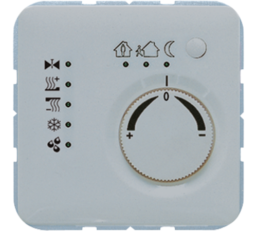 KNX-регулятор с шинным сопряжением с ручкой для установки температуры; серый  CD2178GR  Jung