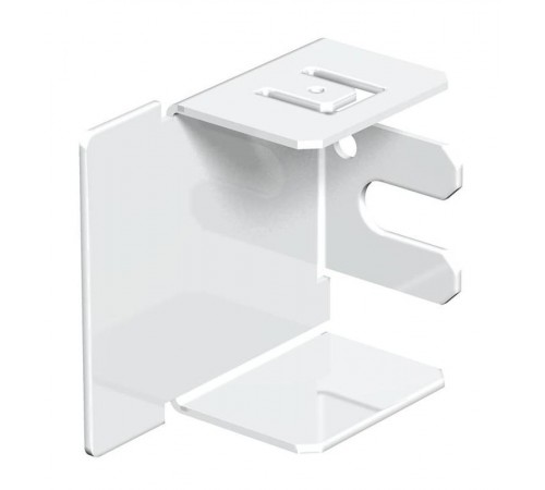 Заглушка кабельного канала LKM 40x40 мм (сталь,белый) (LKM E40040RW)  6249418  OBO Bettermann