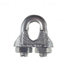 Зажим троса дугообразный 5 мм DIN 741 (2 шт) - ярлык ( 0,031 кг)  102736  Tech-KREP