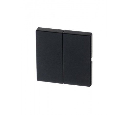 Клавиша для механизма 2-клавишных выключателей/переключателей/кнопок, серия solo/future, цвет чёрный бархат  1751-0-3038   2CKA001751A3038  ABB
