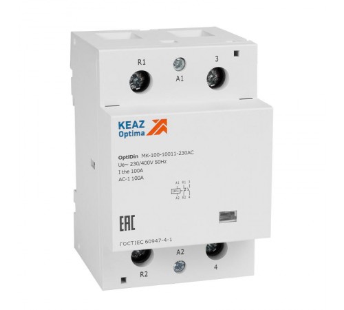 Контактор модульный OptiDin MK-100-10002-24АС (КЭАЗ)  321234  КЭАЗ
