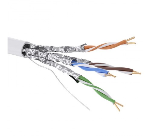 Кабель CAT 6, U/FTP, нг(А)-LSLTx, бухта 305м, белый  RN6UFA03WH  DKC
