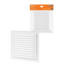 Решетка металл. 200х200, белая, с покрытием полимерной эмалью,  SQ1807-0703  TDM