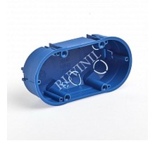 Коробка установочная 140х65х45мм двухместная  10140  Рувинил