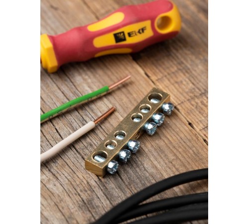 Шина "0" PE 63.06 (латунь) EKF PROxima  sn0-63-06  EKF