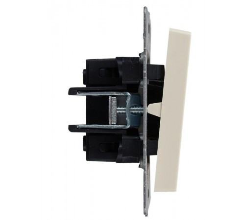 BRITE Выключатель 3-клавишный 10А ВС10-3-0-БрКр бежевый  BR-V30-0-10-K10  IEK