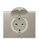 Celiane Мех розетка с/з, винт зажим 2 мод (для накл 68131,68431,66227,67931)  067161  Legrand