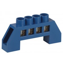 Шина  NO-224-121 N ноль в изоляторе ШНИ-6х9-4-Д-синий  Б0063090  ЭРА