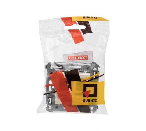 Розетка RJ-45 в стену, 5e двойная экранированная, Avanti, "Ванильная дымка"  4405364  DKC