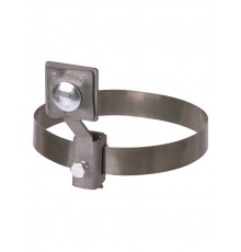 Держатель хомут 10-160 мм нержавеющая сталь, с выносом для прута 6-10 мм, стальной зажим   SQ2402-3181  TDM
