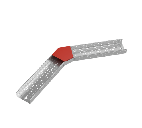 Крышка горизонт. угла 45 гр. 200 мм "ПЛЮС" HD  KGLplus45-200 HD   КМ-профиль