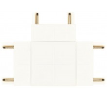 Коннектор Т-образный для тонкого магнитного шинопровода белый TRM-S5-CT WH Б0059025 ЭРА