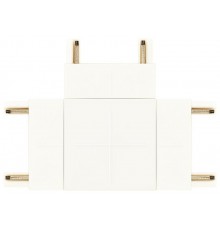 Коннектор Т-образный для тонкого магнитного шинопровода белый TRM-S5-CT WH Б0059025 ЭРА