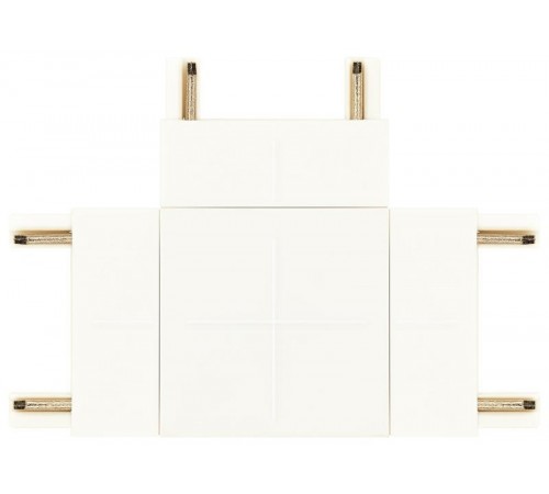 Коннектор Т-образный для тонкого магнитного шинопровода белый TRM-S5-CT WH Б0059025 ЭРА