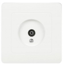 Розетка  7-301-01 Style TV одиночная, IP20, СУ, белый   Б0060647  Intro