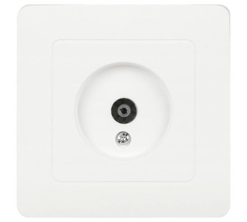 Розетка  7-301-01 Style TV одиночная, IP20, СУ, белый   Б0060647  Intro