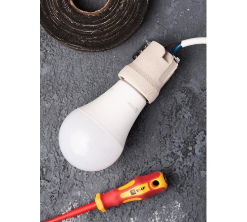 Патрон керамический Е27 с держателем PROxima  LHCe-E27-h  EKF