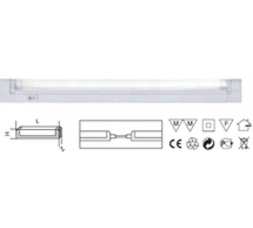 Светильник люминесцентный ЛПБ NEL-B2-E128-T5-840/WH 28Вт Т5 G5 ЭПРА IP20  94518  Navigator