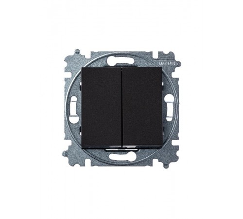 ABB Levit Антрацит / дымчатый чёрный Выключатель 2-кл.  3559H-A05445 63W  2CHH590545A6063  ABB