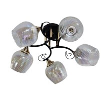 Светильник 11295-9/5 черн.зол (Плафон 8310) НПБ 01-5х60-155 Е27  1005404882  Элетех